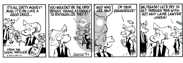 Arlo and Janis on Thursday August 14, 1997 Comic Strip