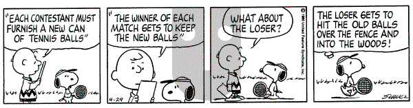 Peanuts on Tuesday April 29, 1980 Comic Strip