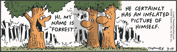 Frank and Ernest on Wednesday March 19, 2008 Comic Strip