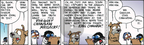 Get Fuzzy on Thursday November 11, 2010 Comic Strip