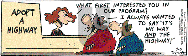 Frank and Ernest on Friday September 5, 2008 Comic Strip