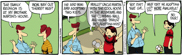 The Buckets on Tuesday October 6, 2009 Comic Strip