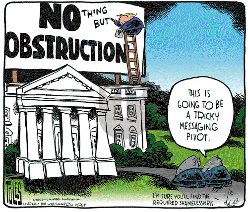 Tom Toles on Thursday October 10, 2019 Comic Strip