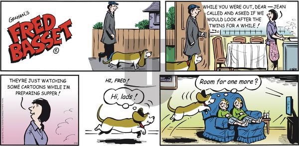 Fred Basset on Sunday February 10, 2019 Comic Strip