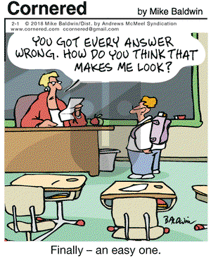 Cornered on Thursday February 1, 2018 Comic Strip