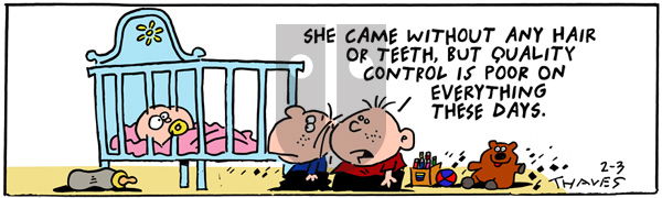 Frank and Ernest on Saturday February 3, 2001 Comic Strip