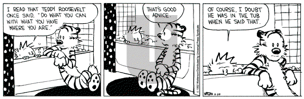 Calvin and Hobbes on Monday February 24, 1992 Comic Strip