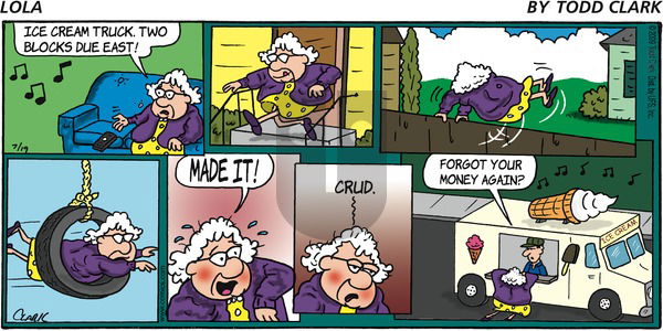 Lola on Sunday July 19, 2009 Comic Strip