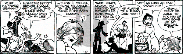 Alley Oop on Friday January 19, 1979 Comic Strip