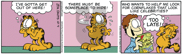 Garfield on Saturday January 4, 2003 Comic Strip
