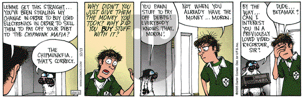 Get Fuzzy on Tuesday December 13, 2005 Comic Strip