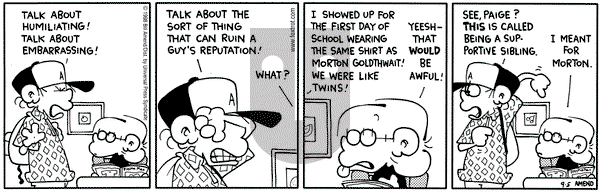 FoxTrot - Saturday September 5, 1998 Comic Strip