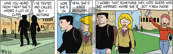 Luann on Thursday December 6, 2018 Comic Strip