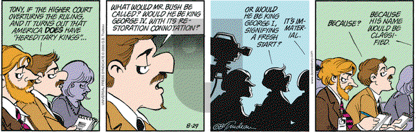 Doonesbury on Tuesday August 29, 2006 Comic Strip