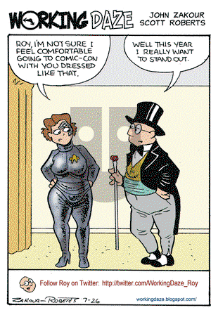 Working Daze on Saturday July 25, 2009 Comic Strip