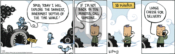 Wallace the Brave on Wednesday January 30, 2019 Comic Strip