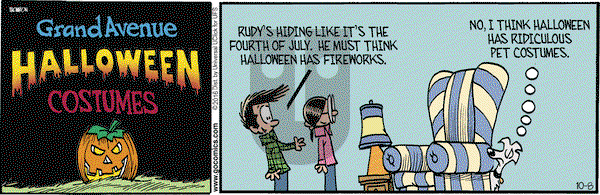 Grand Avenue on Saturday October 8, 2016 Comic Strip