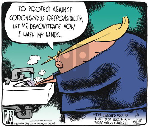 Tom Toles on Sunday March 1, 2020 Comic Strip