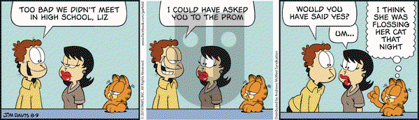 Garfield on Friday August 9, 2019 Comic Strip