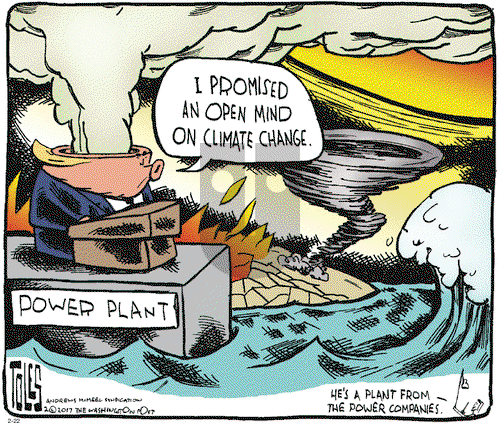 Tom Toles on Wednesday February 22, 2017 Comic Strip