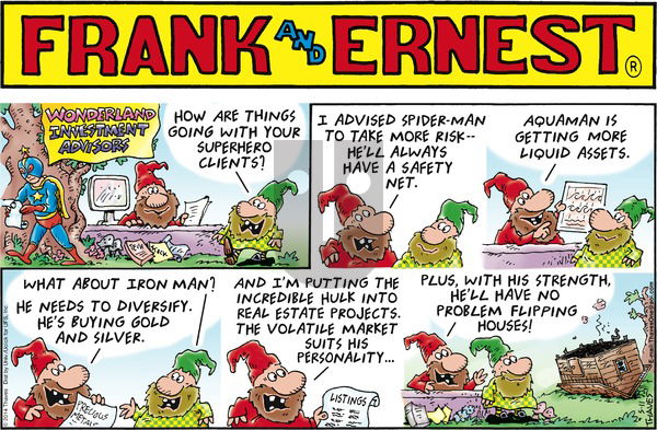 Frank and Ernest on Sunday May 11, 2014 Comic Strip