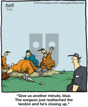 In the Bleachers on Tuesday March 30, 2010 Comic Strip