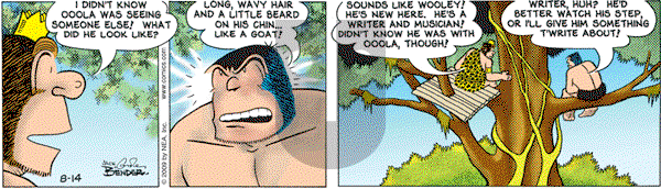 Alley Oop on Friday August 14, 2009 Comic Strip