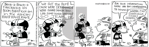 Soup to Nutz - Old on Tuesday October 22, 2002 Comic Strip