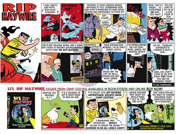 Rip Haywire on Sunday September 11, 2016 Comic Strip