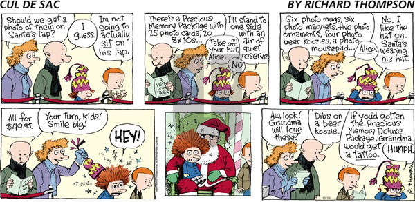 Cul de Sac on Sunday December 18, 2016 Comic Strip