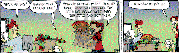 The Buckets on Wednesday November 27, 2019 Comic Strip