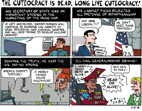 Ted Rall on Thursday November 27, 2008 Comic Strip
