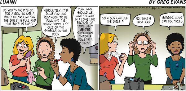 Luann on Sunday April 29, 2012 Comic Strip