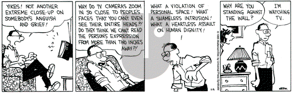 Calvin and Hobbes on Thursday November 9, 1995 Comic Strip