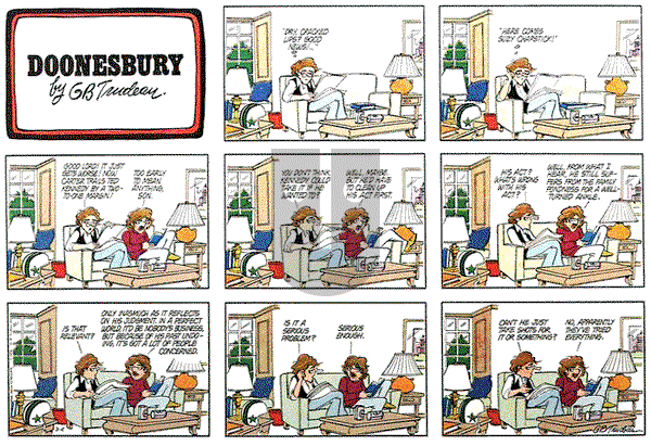 Doonesbury on Sunday March 4, 1979 Comic Strip