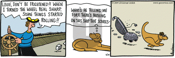 Overboard on Monday November 14, 2011 Comic Strip