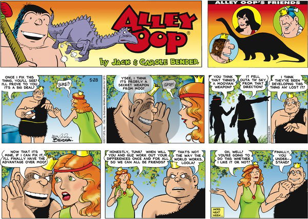 Alley Oop on Sunday May 28, 2017 Comic Strip