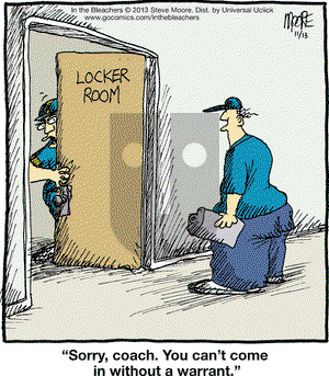 In the Bleachers on Wednesday November 13, 2013 Comic Strip