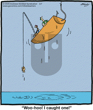 In the Bleachers on Saturday March 7, 2020 Comic Strip