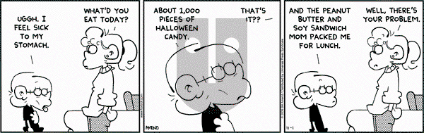 FoxTrot on Wednesday November 1, 2006 Comic Strip