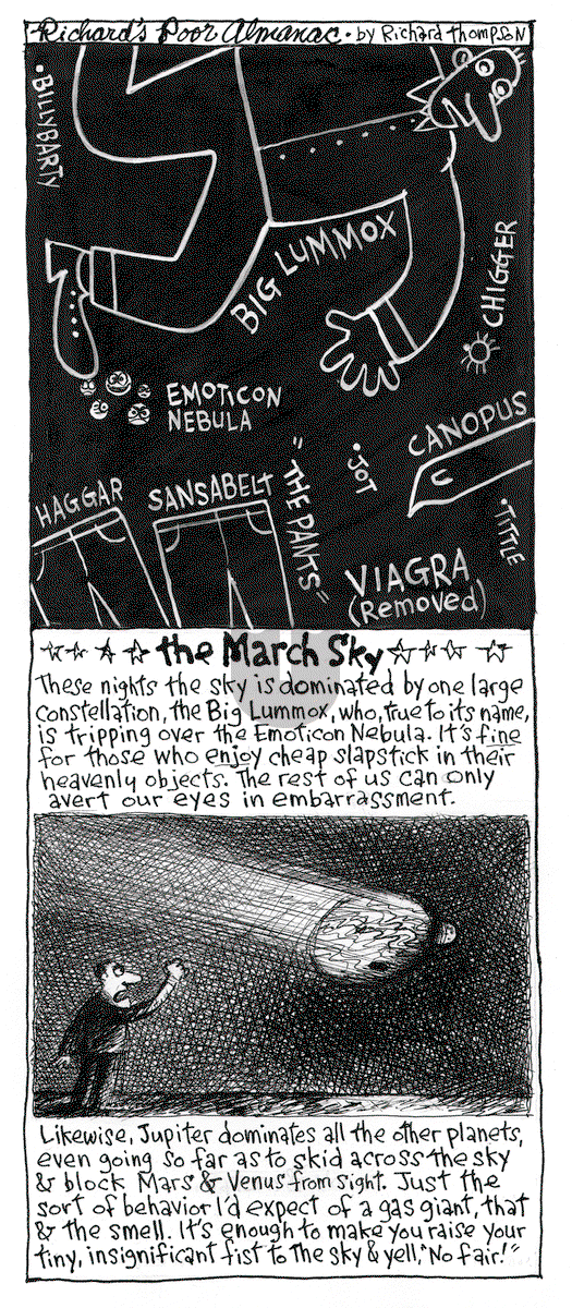 Richard's Poor Almanac on Thursday February 18, 2016 Comic Strip
