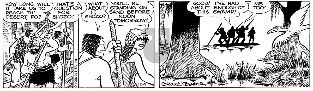 Alley Oop - Friday December 4, 1998 Comic Strip