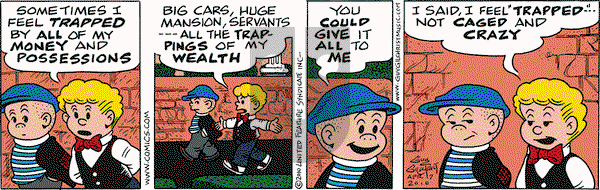 Nancy on Wednesday April 7, 2010 Comic Strip