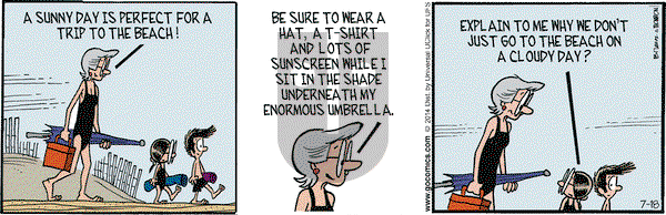 Grand Avenue on Friday July 18, 2014 Comic Strip