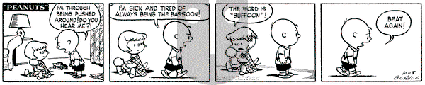 Peanuts on Wednesday October 8, 1952 Comic Strip