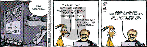 La Cucaracha on Thursday June 1, 2017 Comic Strip