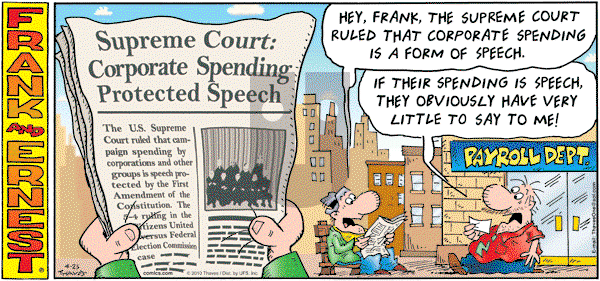 Frank and Ernest on Sunday April 25, 2010 Comic Strip