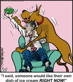 Marmaduke on Friday April 3, 2015 Comic Strip