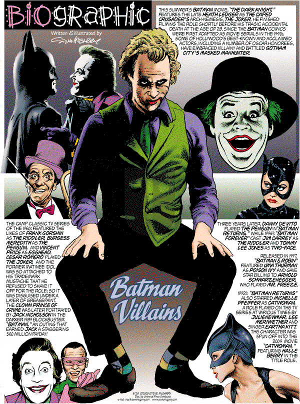 Biographic on Sunday May 25, 2008 Comic Strip