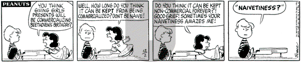 Peanuts on Saturday July 1, 1995 Comic Strip
